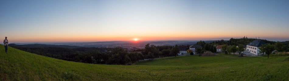 Sonnenaufgang bei der Rosalienkapelle